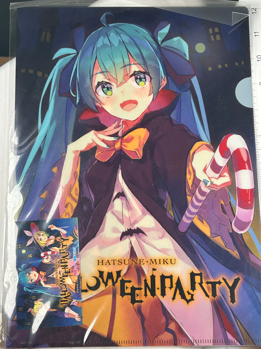 Hatsune Miku Halloween Party in Daimaru Sapporo Clear File Vocaloid 2018