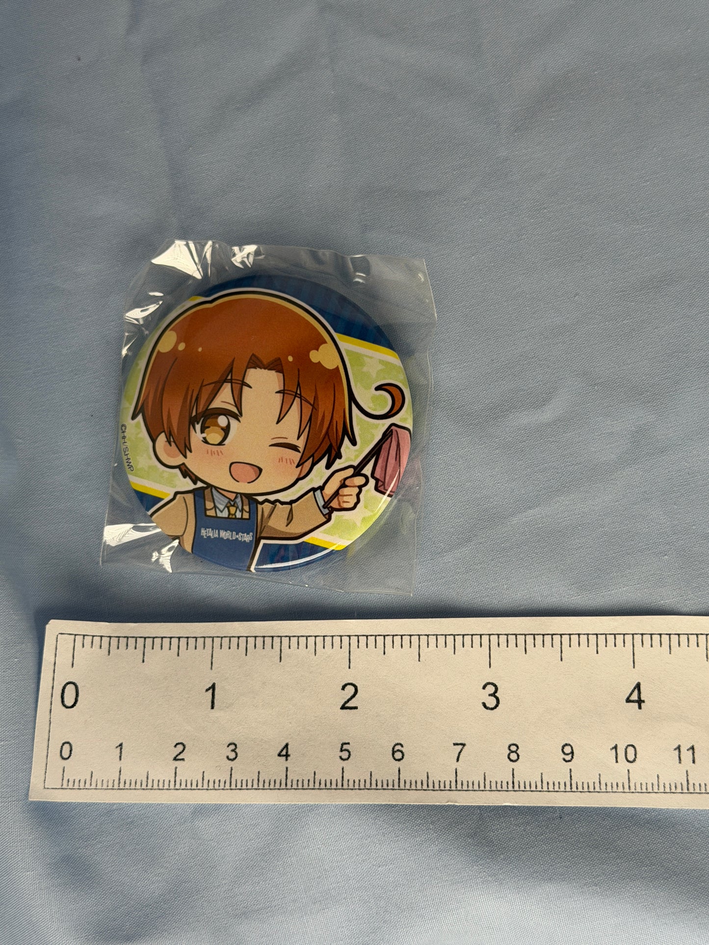 Italy Can Badge Hetalia World Stars x Village Vanguard Collaboration