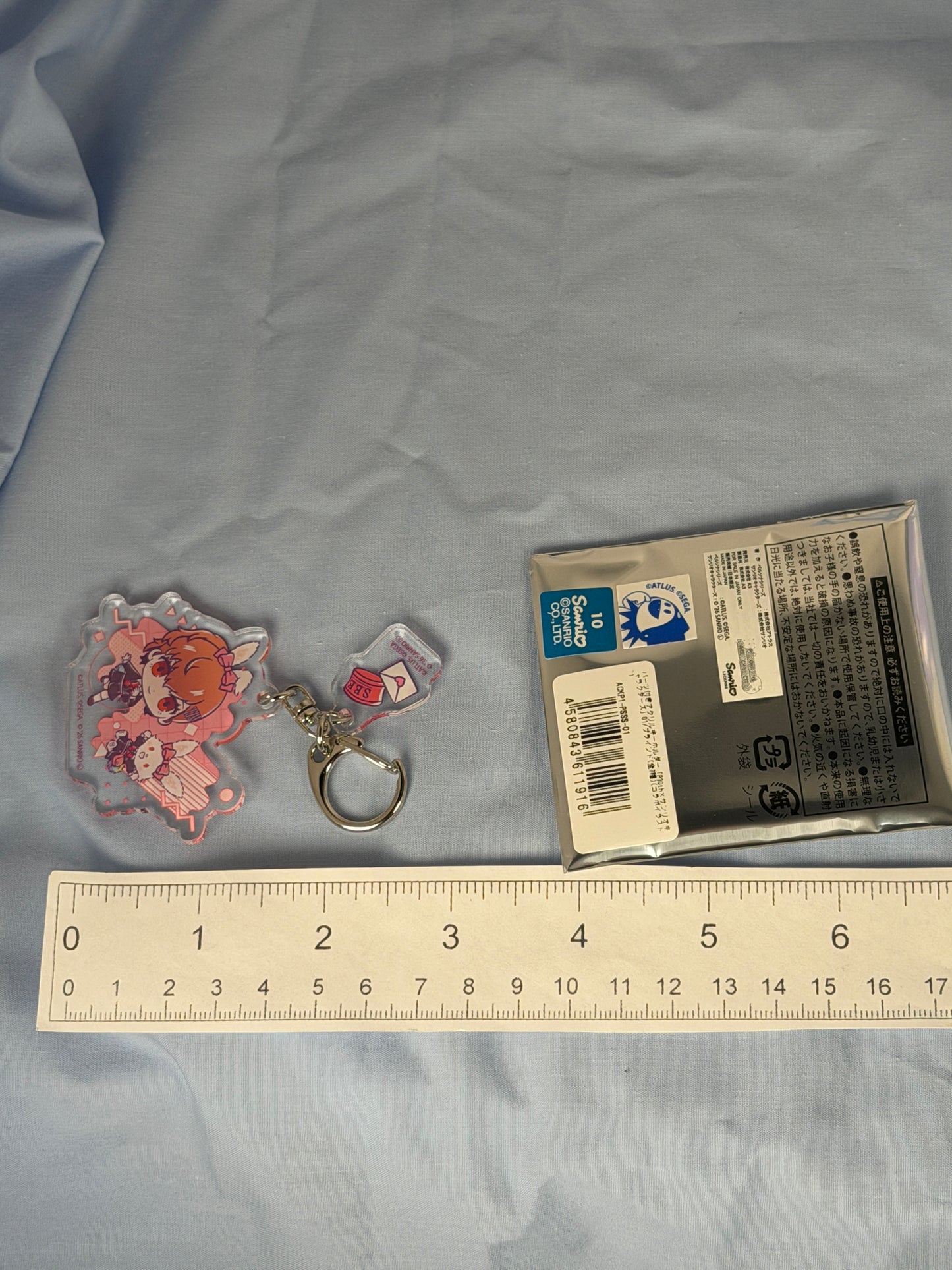 Kotone Shiomi Wish Me Mell Acrylic Keychain Persona 3 Portable x Sanrio