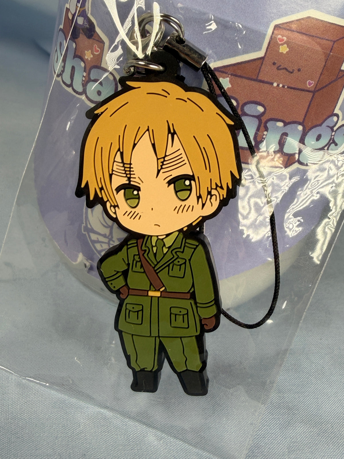 England UK Rubber Strap Keychain Hetalia The Beautiful World 2014