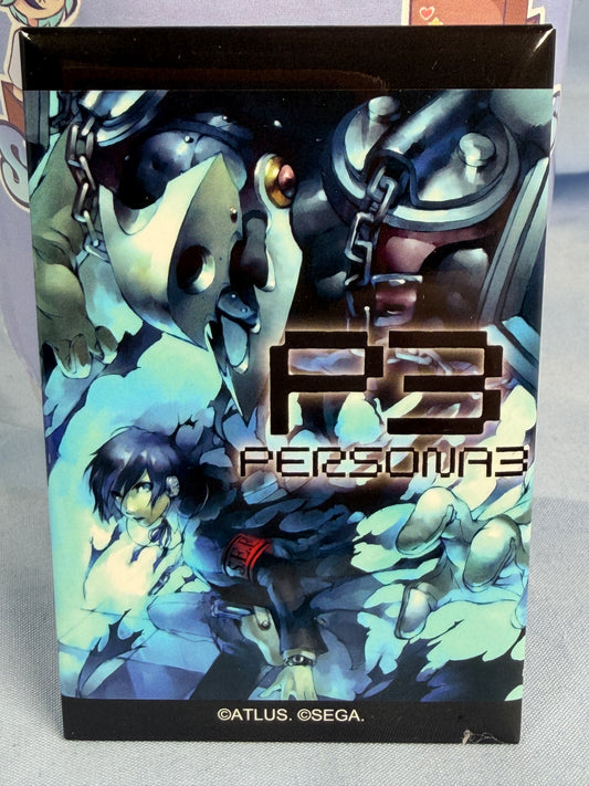 Persona 3 PS2 Boxart Square Can Badge Persona 30th Anniversary