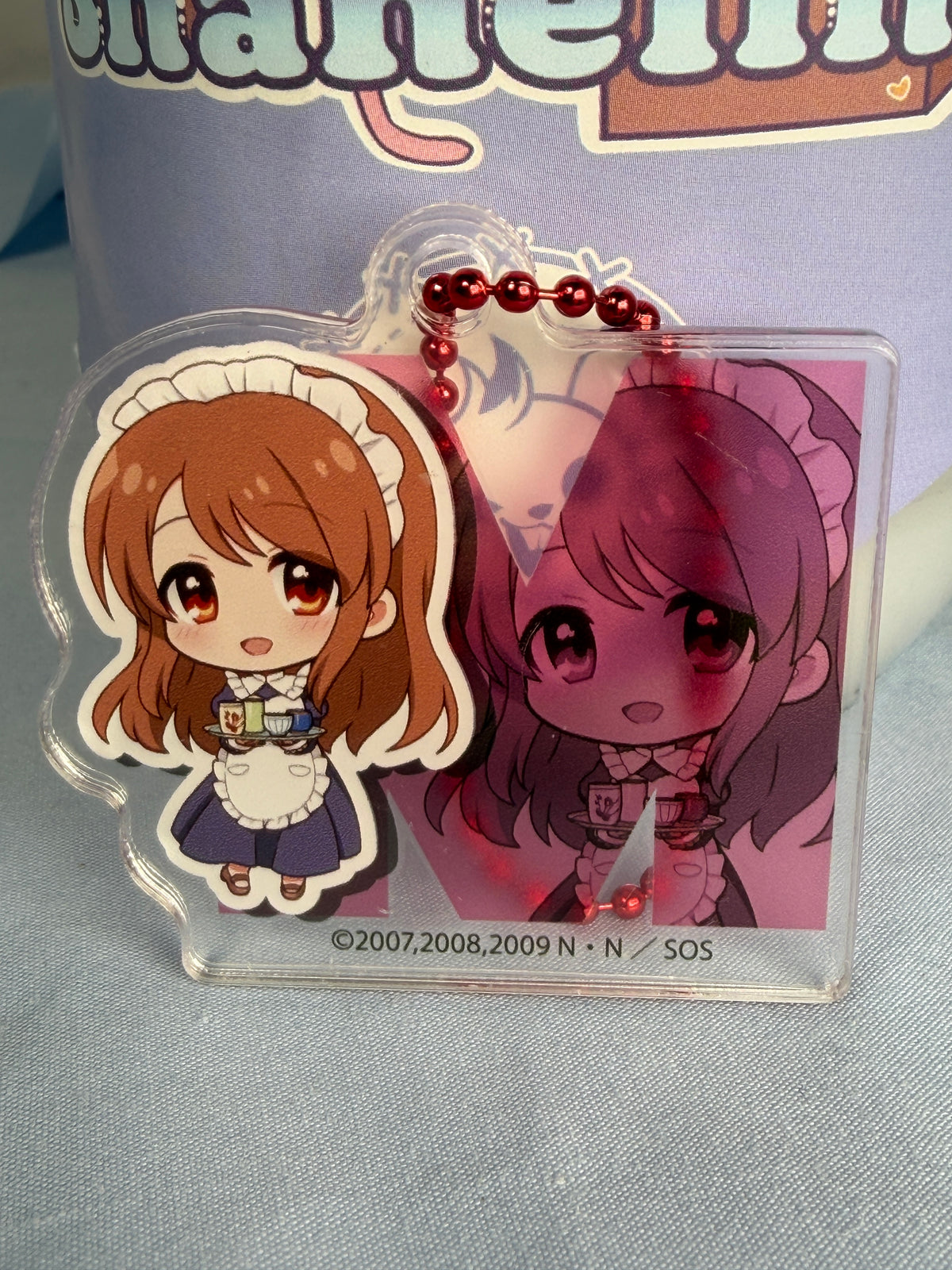 Maid Mikuru Asahina Acrylic Keychain Haruhi Suzumiya 20th Anniversary LEC