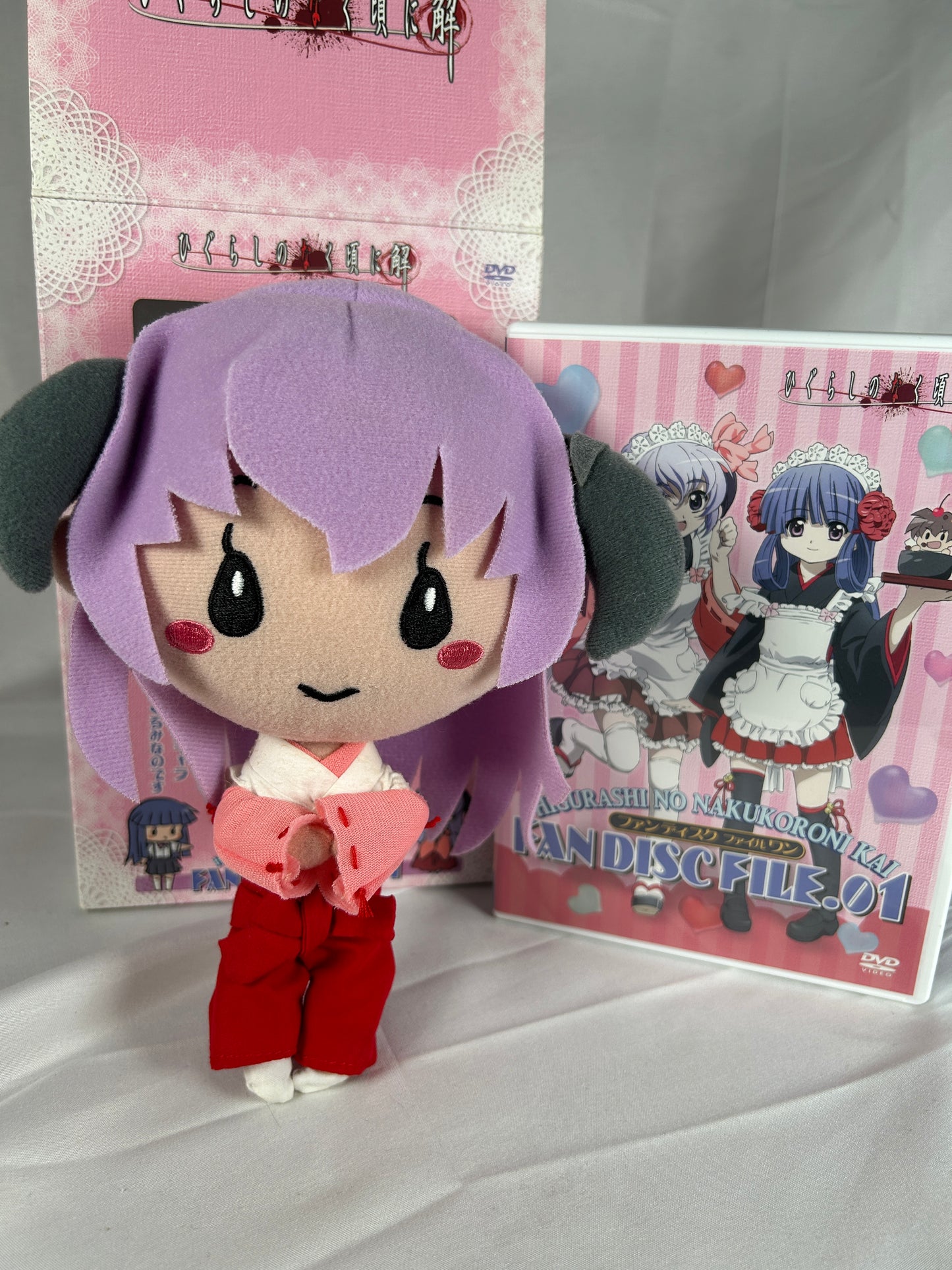 Hanyuu Plush and Higurashi When They Cry Fan Disc 01