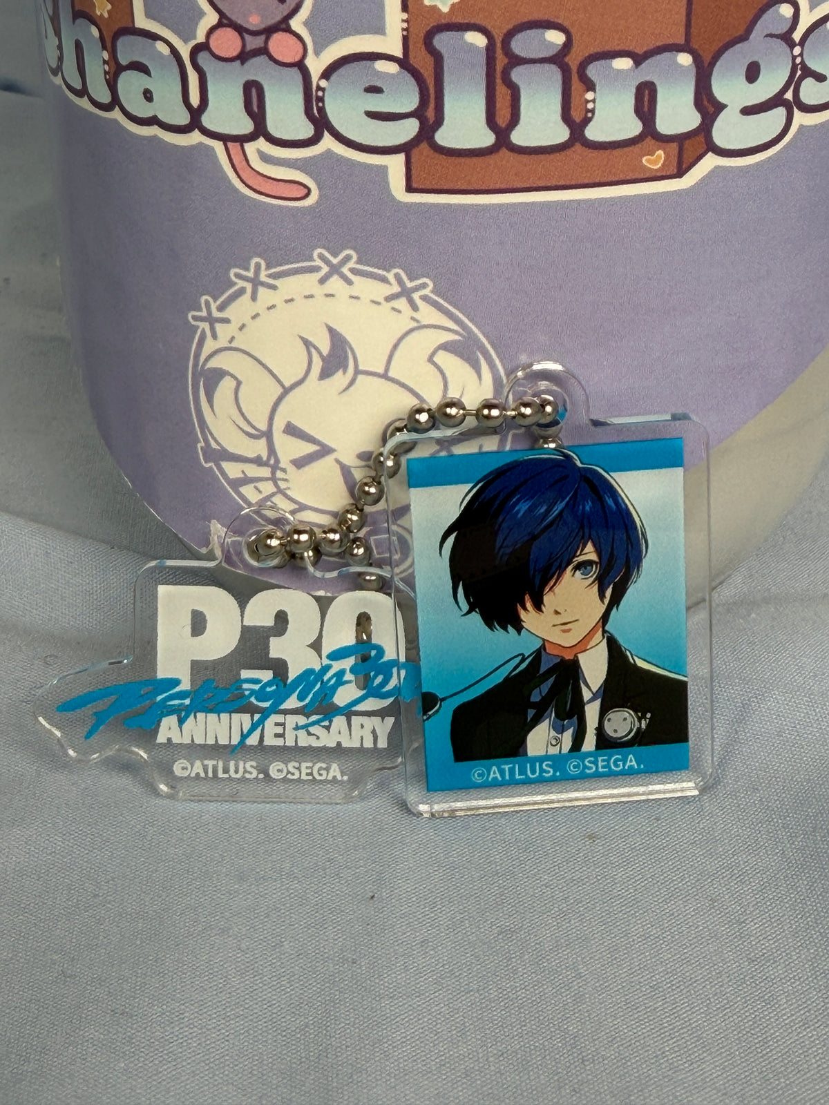 Makoto Yuki Acrylic Keychain Persona 3 Reload 30th Anniversary Harakado Cafe