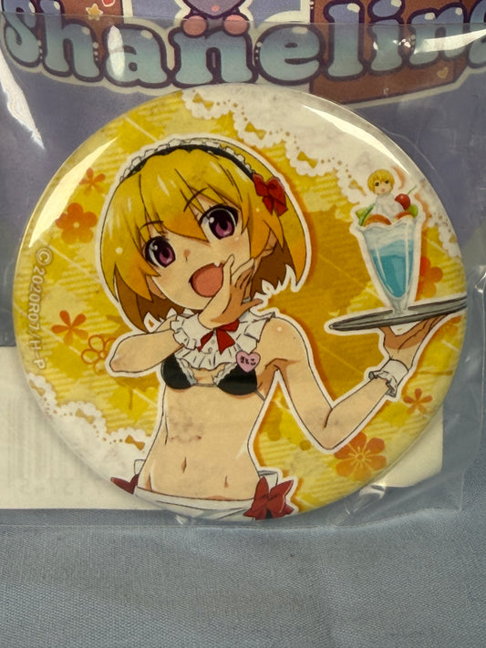 Satoko Hojo Maid Bikini Button Badge Pin Higurashi When They Cry WEB Lottery