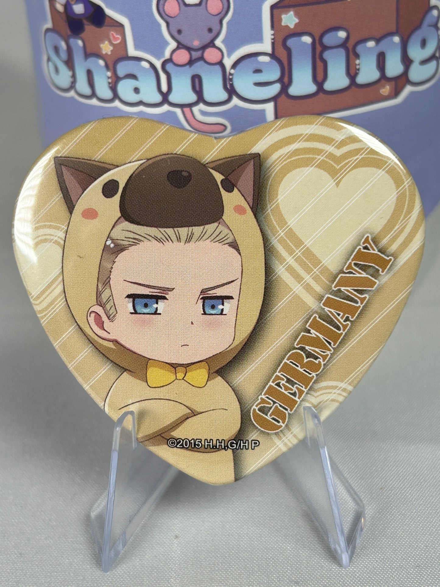 Germany Kigurumi Heart Button Can Badge Hetalia The World Twinkle 2017