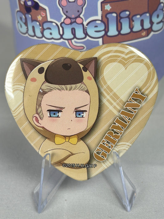 Germany Kigurumi Heart Button Can Badge Hetalia The World Twinkle 2017