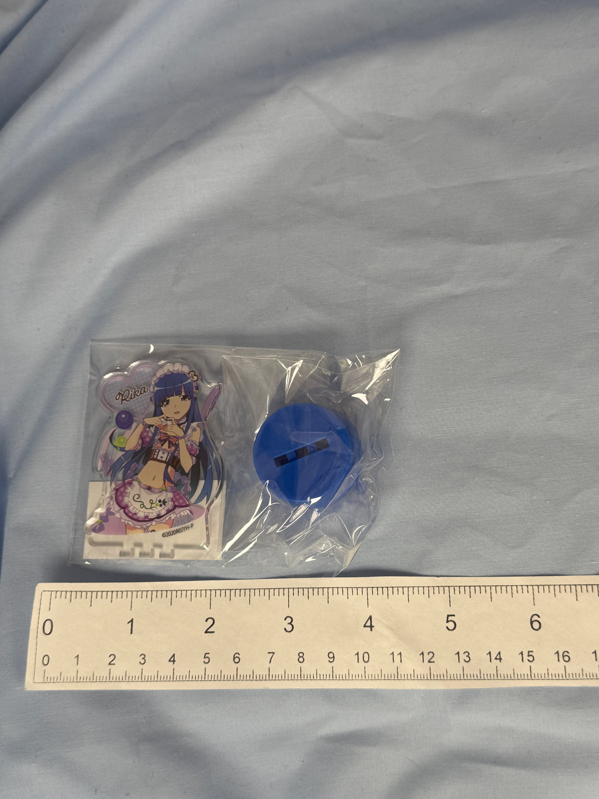 Rika Furude Bottle Lid Acrylic Higurashi When They Cry Moe Café Lottery Prize D