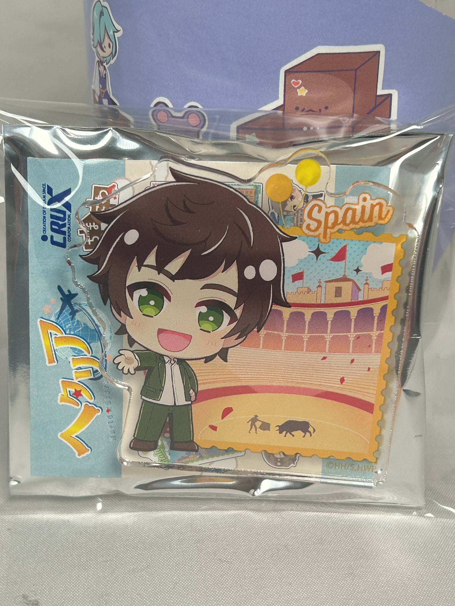 Spain Stamp Acrylic Clip Hetalia World Stars Chimaniwa