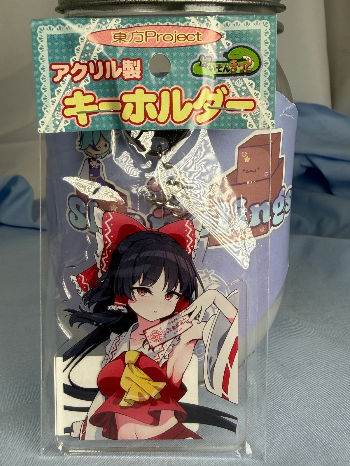 Hakurei Reimu Acrylic Keychain Touhou Project Python Kid Illustration