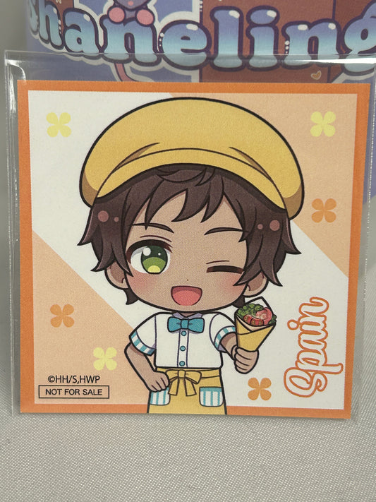 Spain Paper Mini Artwork Decoration Hetalia World Stars x Amo Crepe Collaboration