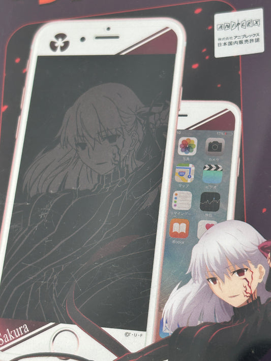 Dark Sakura Matou Transparent Phone Screen Protector Fate Stay Night
