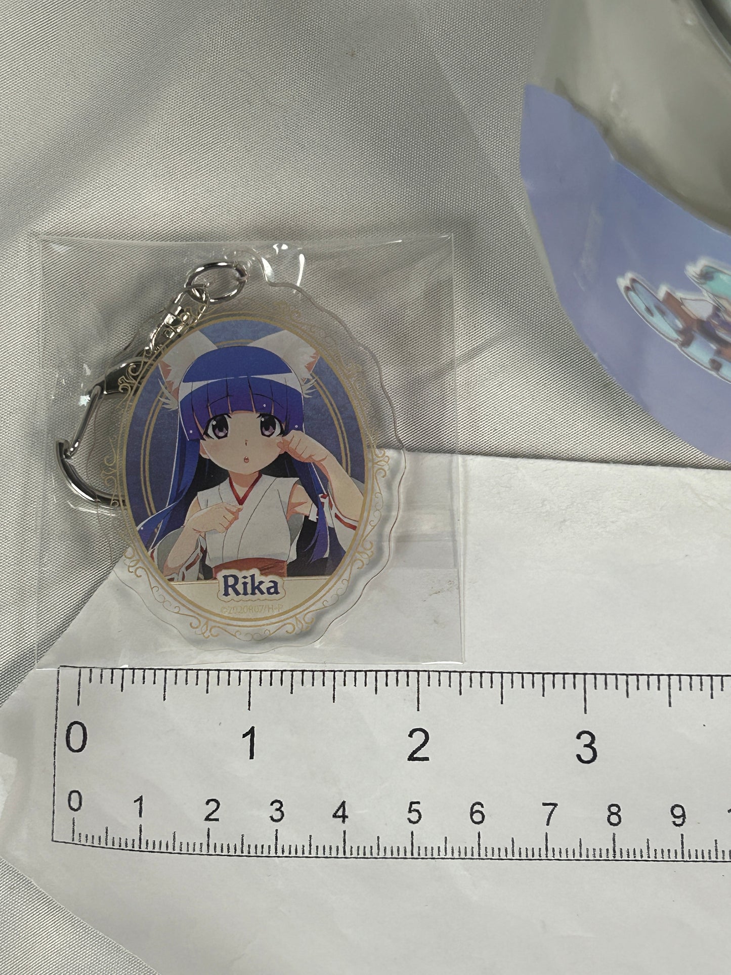 Rika Furude Acrylic Keychain Higurashi When They Cry Book Off Set