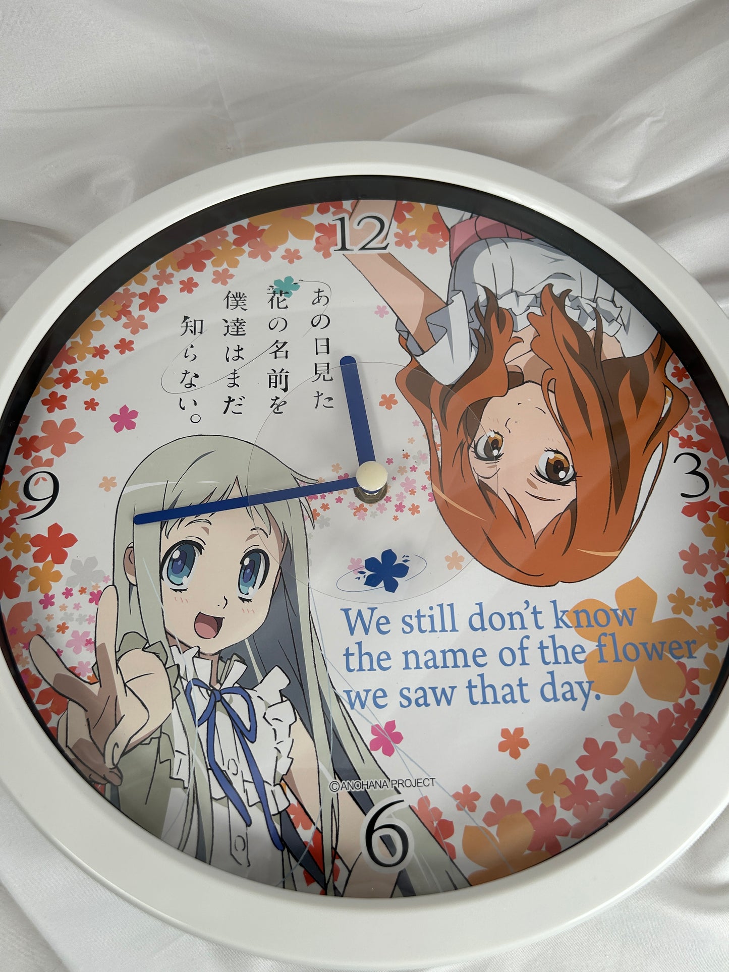 Honma Meiko Naruko Anjo Wall Clock Anohana Taito