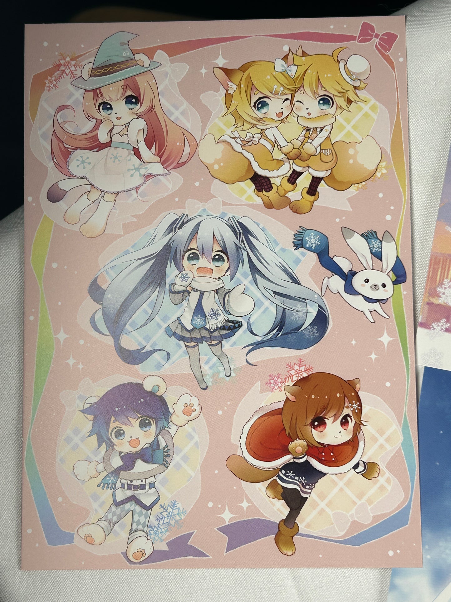 Snow Hatsune Miku Postcard Set Crypton Future Media Vocaloid