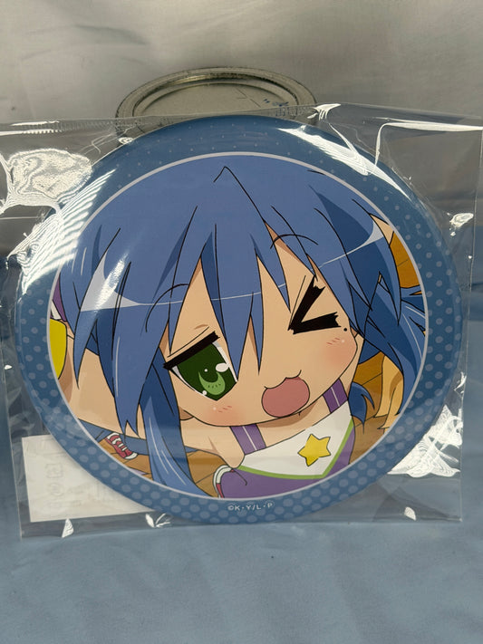 Konata Izumi Cheerleader BIG Can Badge Lucky Star Anime Scene