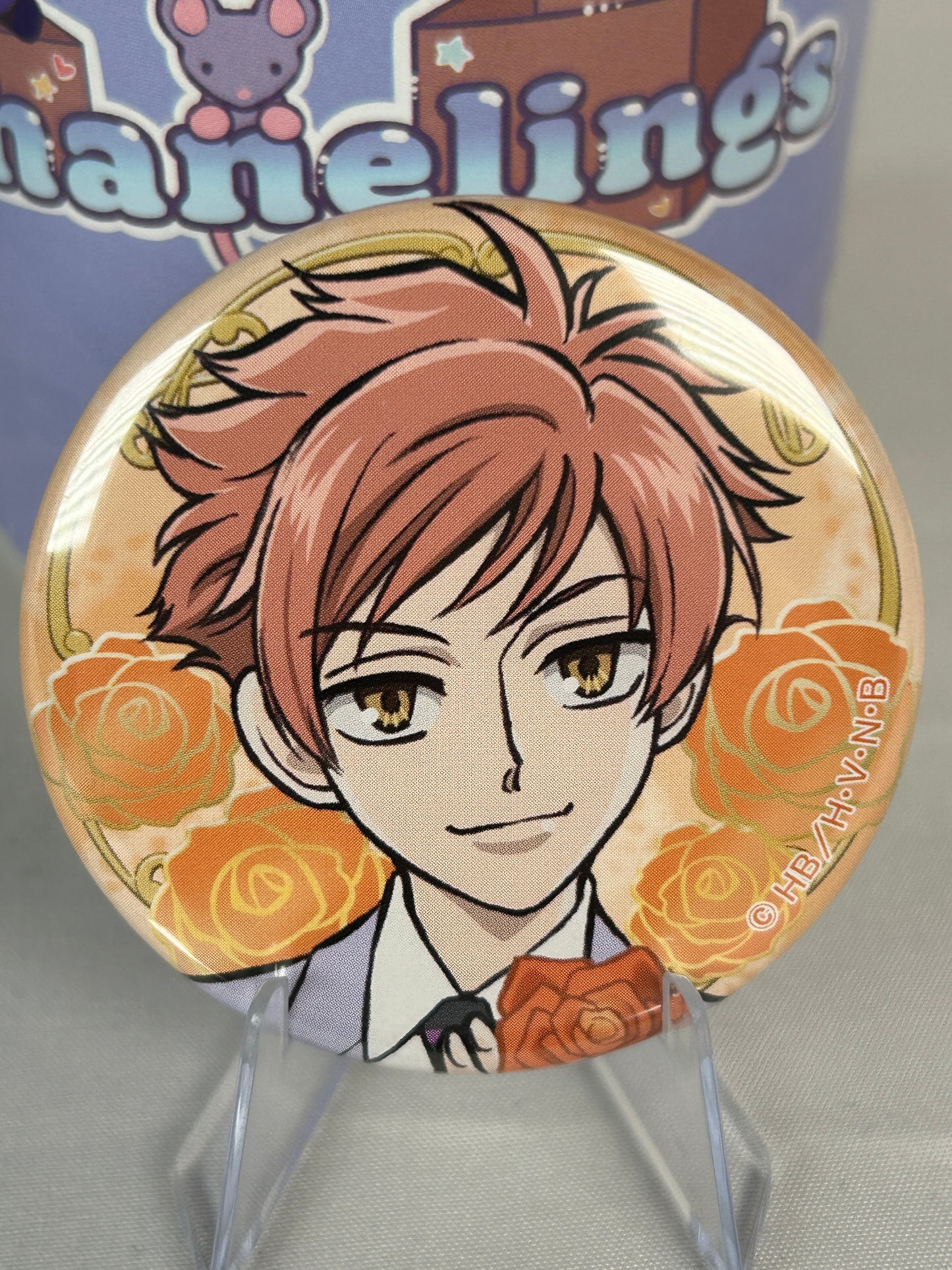 Hitachiin Kaoru Badge Button Ouran Highschool Host Club 20th Anniversary