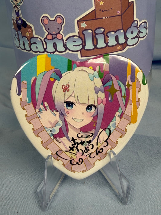 KAngel TV Anime Illustration Badge Pin Needy Girl Overdose