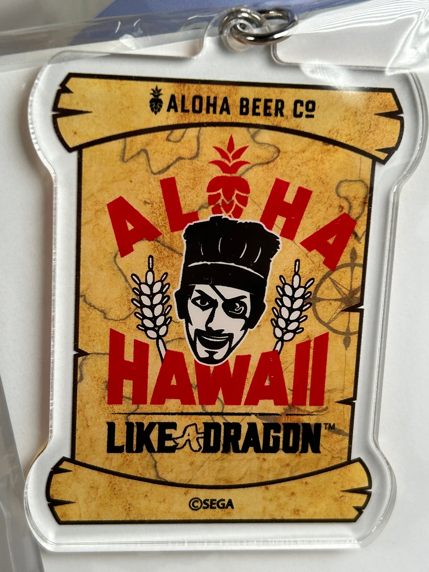 Yakuza 8 Gaiden: Pirates in Hawaii ALOHA BEER Acrylic Keychain