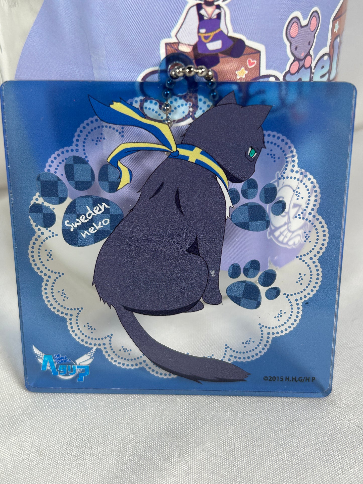 Sweden Neko Cat Acrylic Keychain 2016 Hetalia Nekotalia Anime Plaza