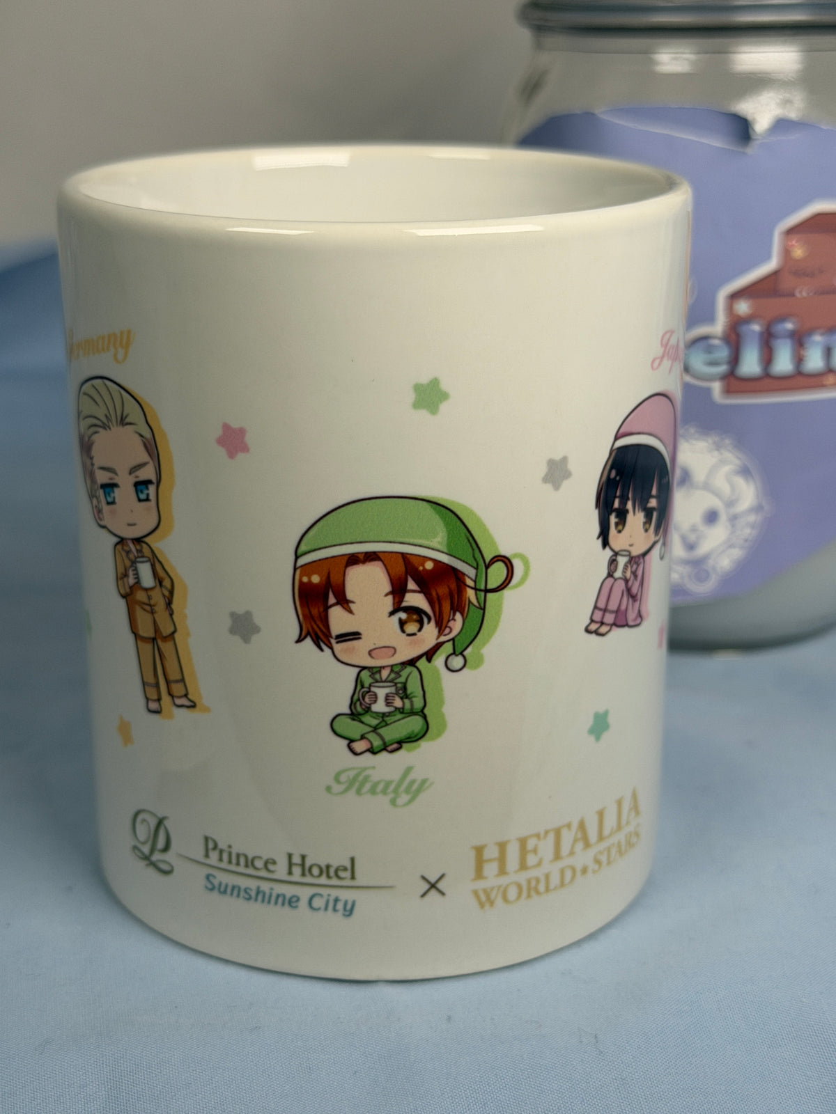 Hetalia World Stars Entrance Side Mug Sunshine City Prince Hotel Collaboration