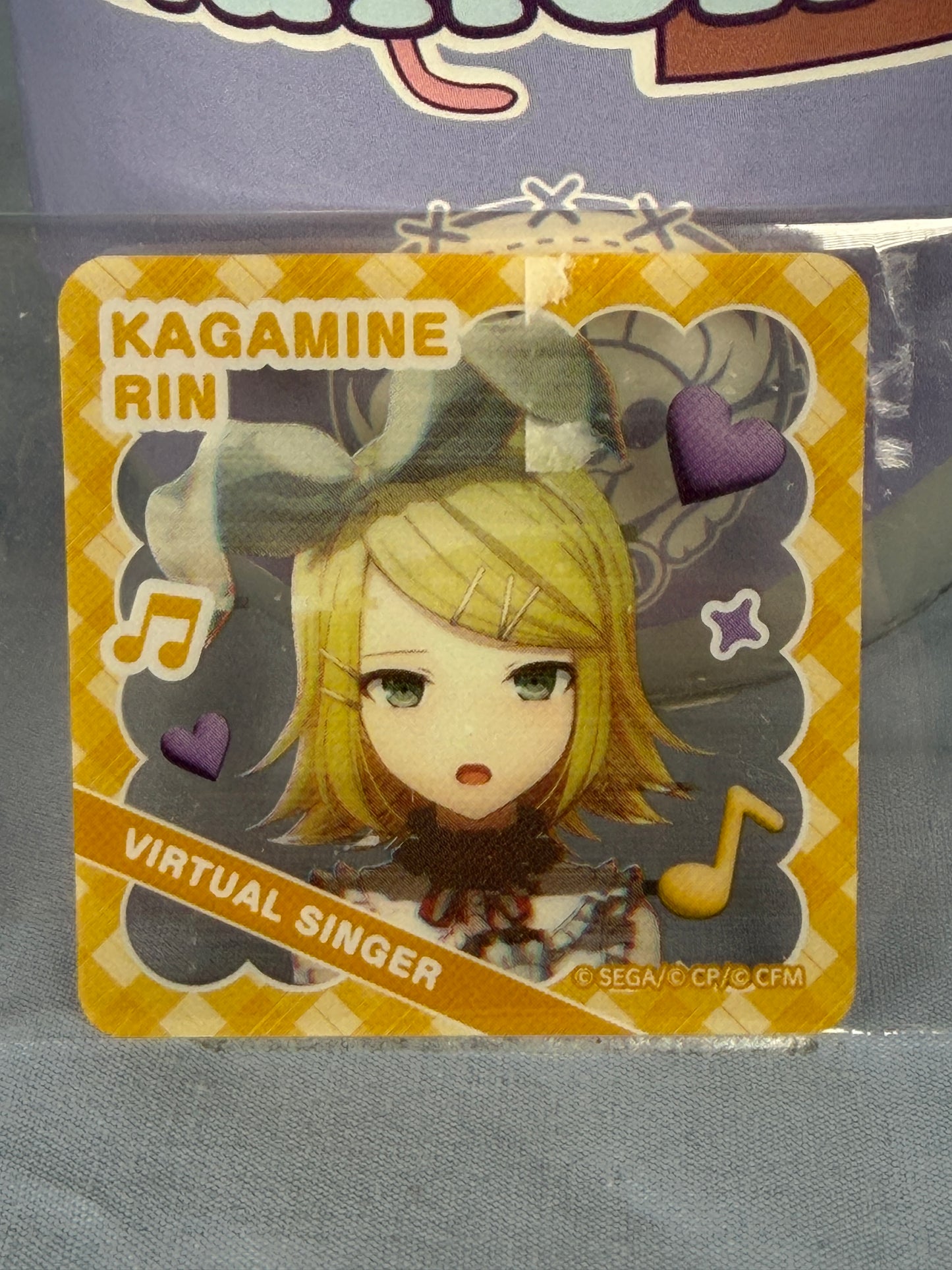 Kagamine Rin Sending My Singing Voice Mini Plastic Display Project Sekai