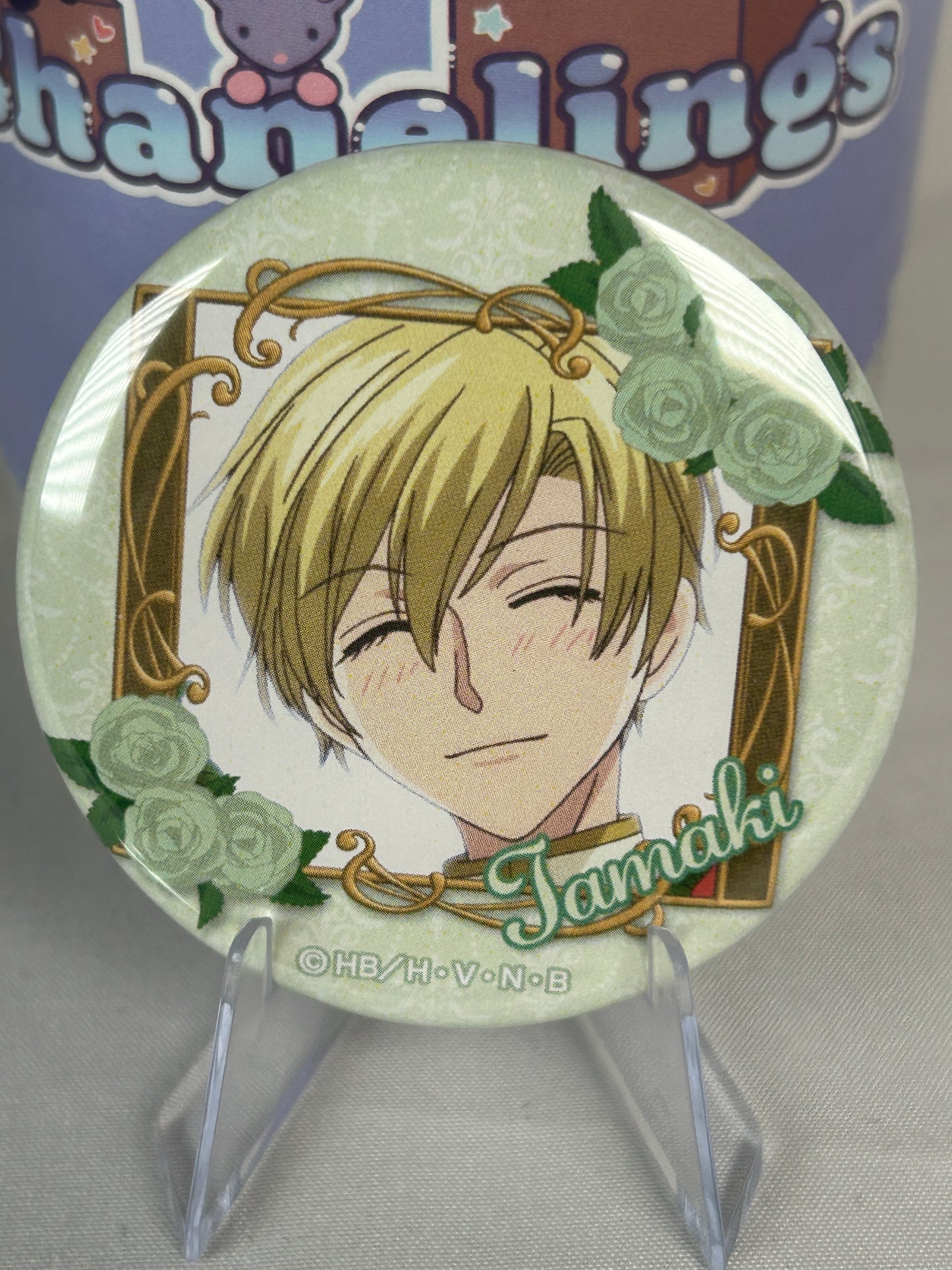 Tamaki Suou Smiling Badge Button Ouran Highschool Host Club 20th Anniversary