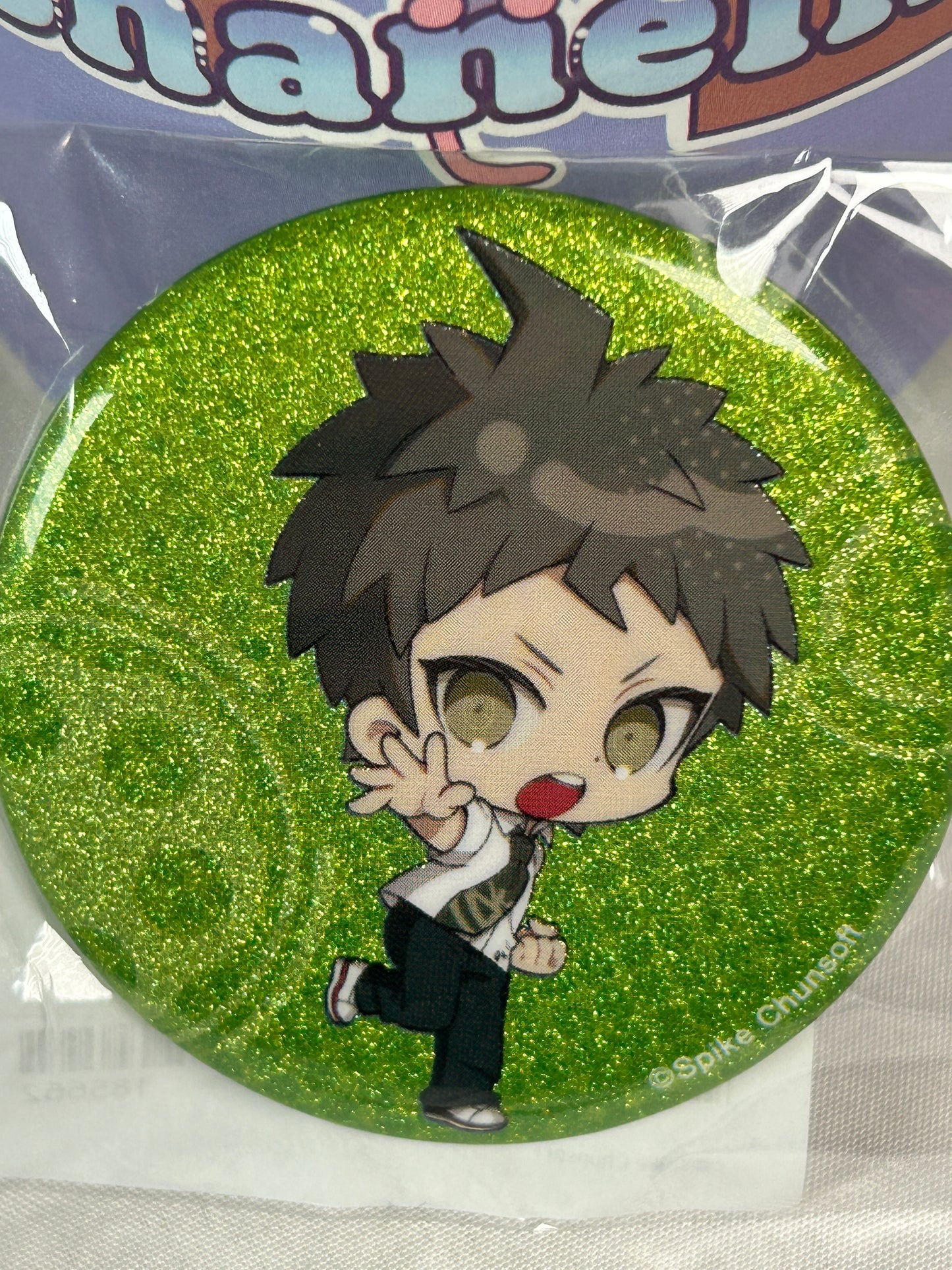 Hajime Hinata Button Badge Danganronpa Ekku Kamikura Lottery