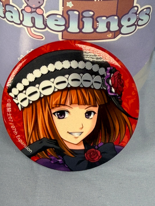 Eva Beatrice Ushiromiya Official Illustration Can Badge Pin Umineko When They Cry
