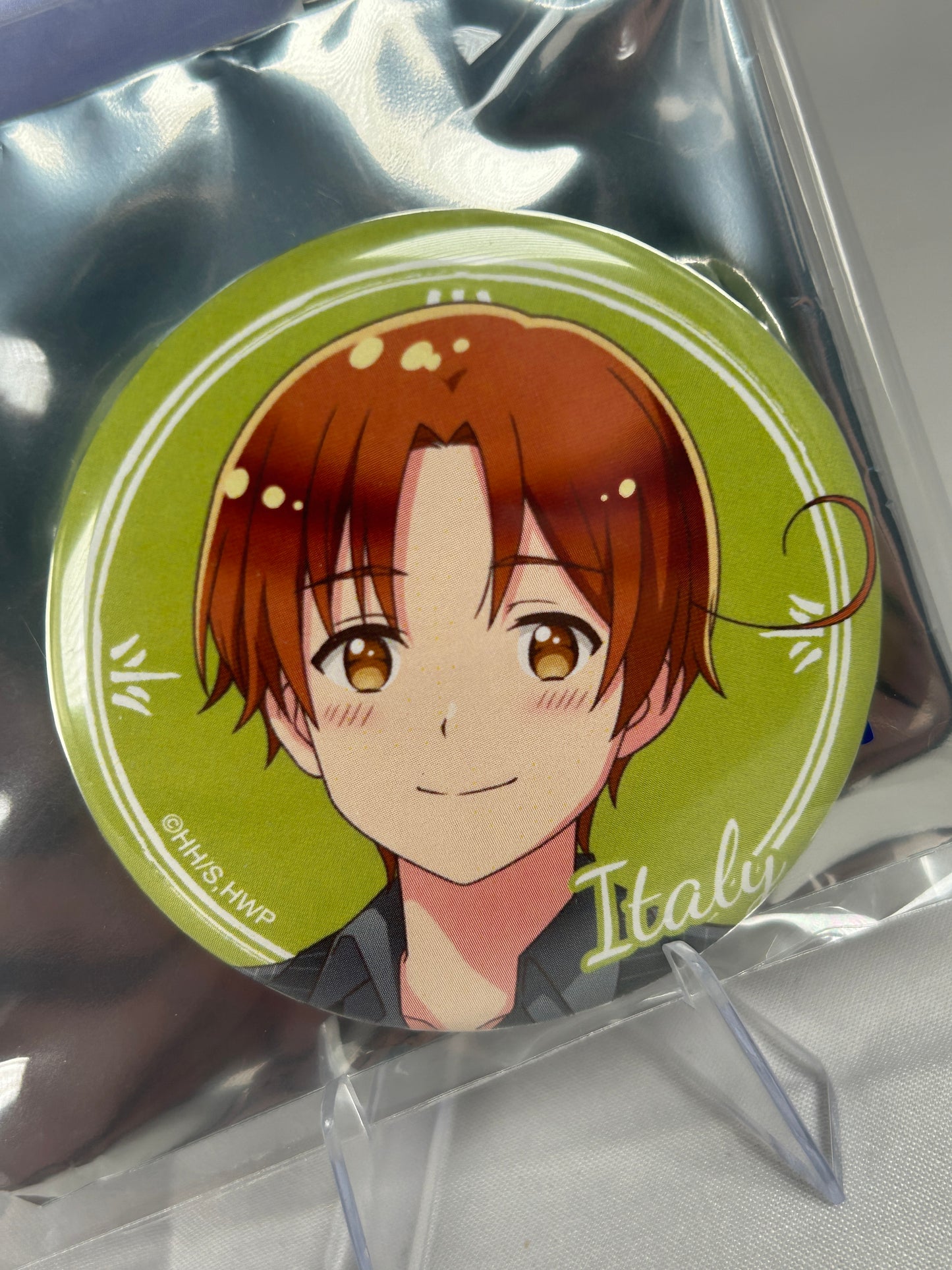 Italy Button Can Badge Hetalia World Stars
