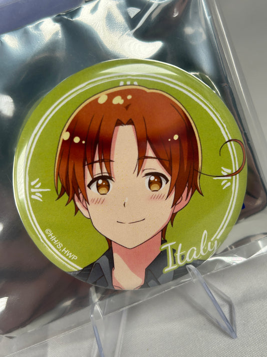 Italy Button Can Badge Hetalia World Stars