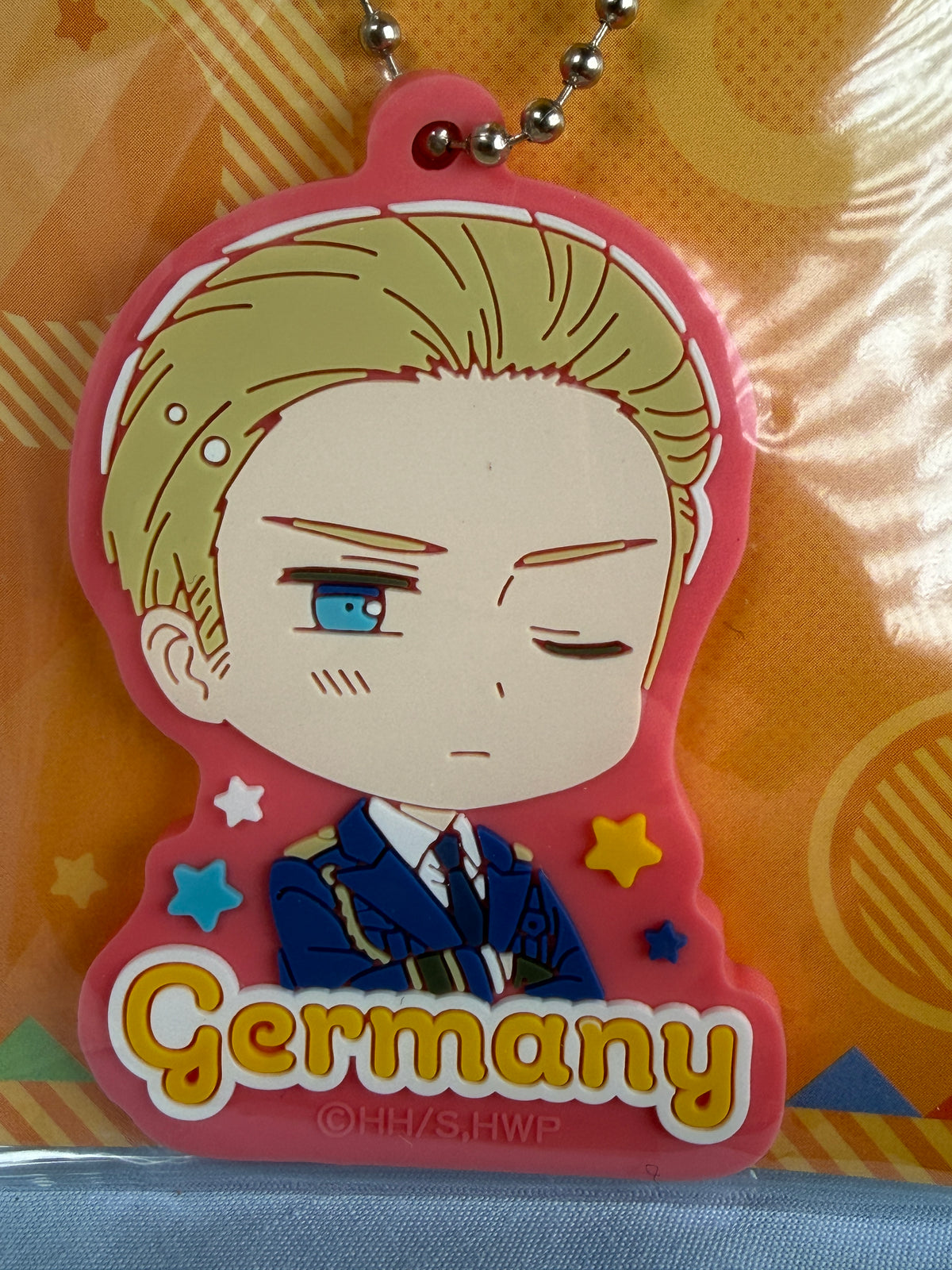 Germany Rubber Keychain Hetalia World Stars Seria Collaboration