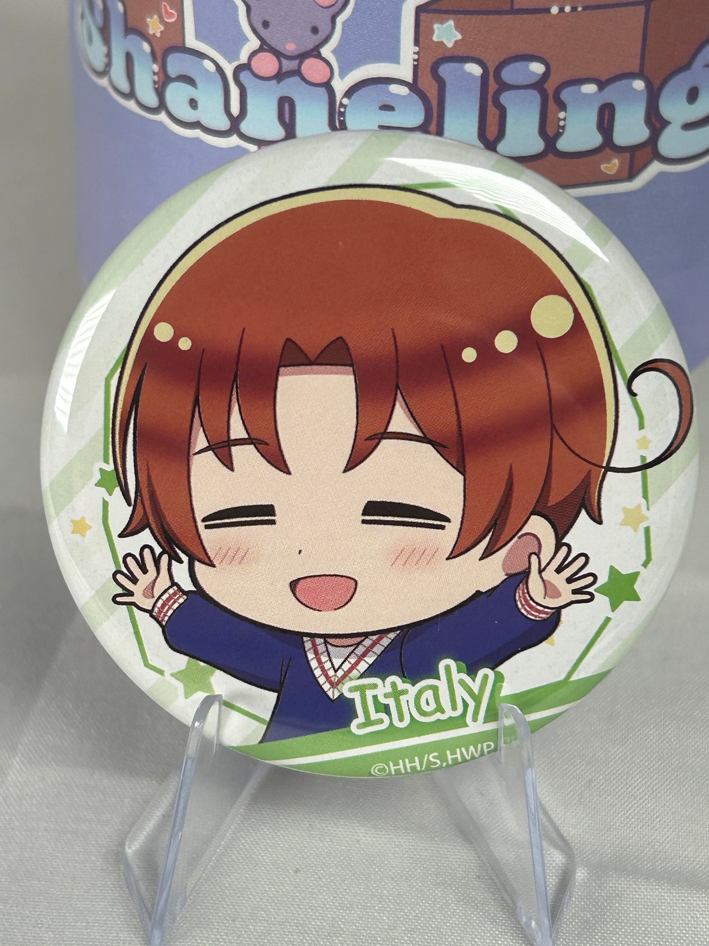 Italy Elementary School Button Can Badge Hetalia World Stars