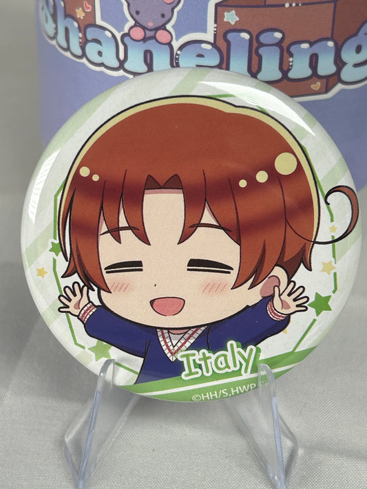 Italy Elementary School Button Can Badge Hetalia World Stars