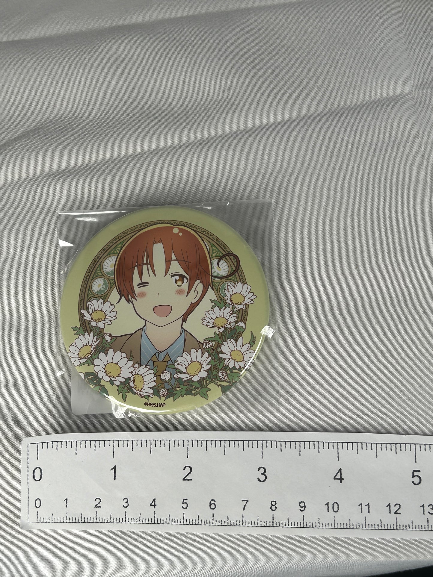 Italy Chara Nouveau Button Can Badge Hetalia World Stars