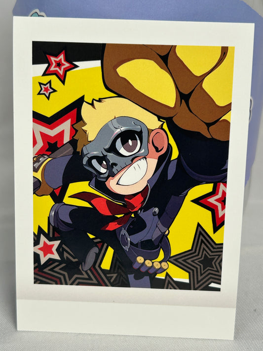 Ryuji Sakamoto Skull Polaroid Photocard Persona 5 Tactica
