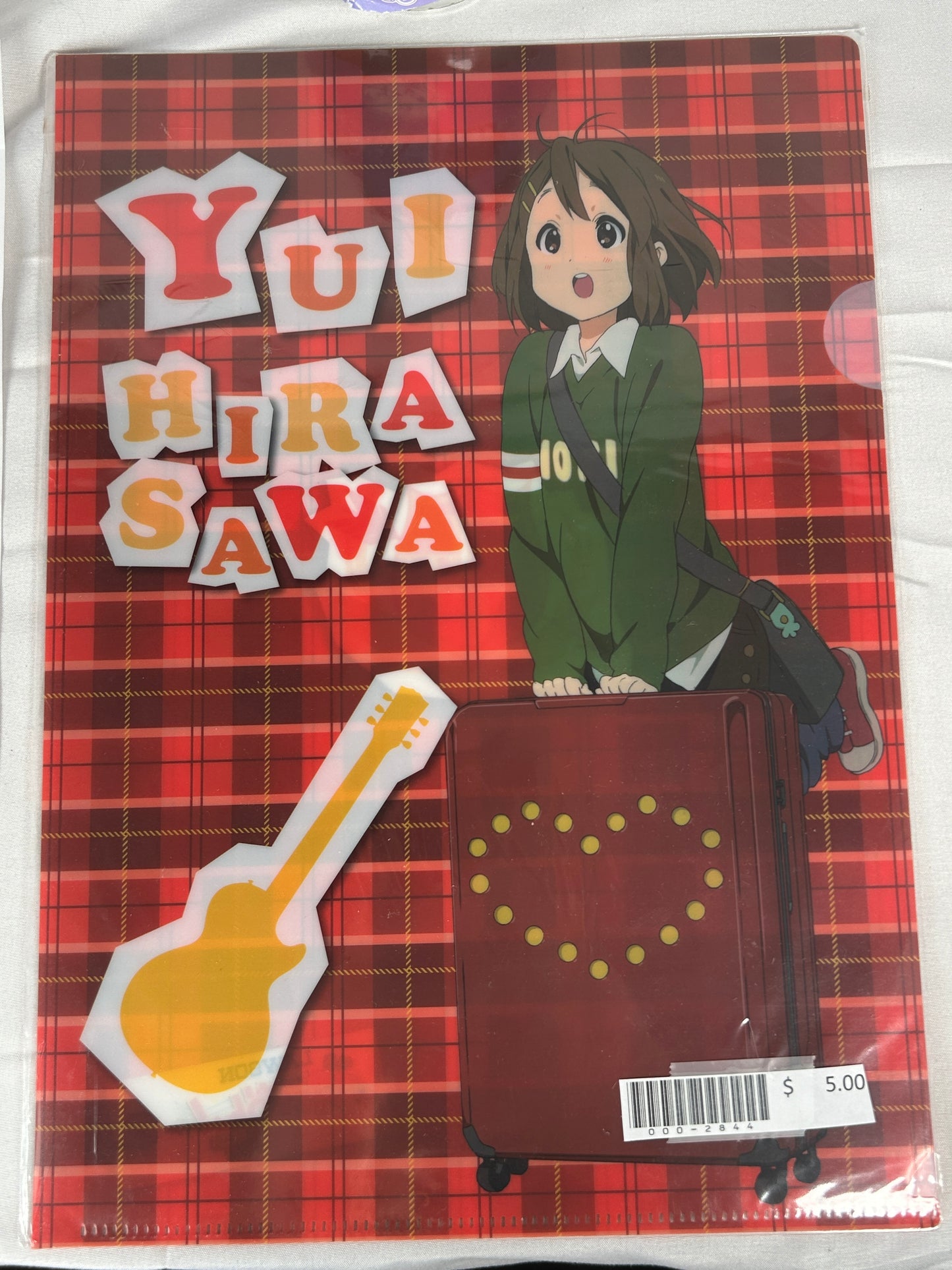 Yui Hirasawa Lawson Clear File K-On