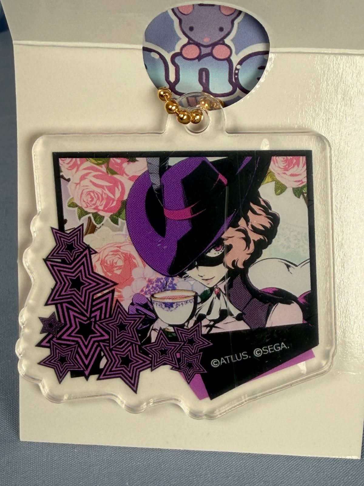 Haru Okumura Noir All Out Attack Acrylic Keychain Persona 5 Royal