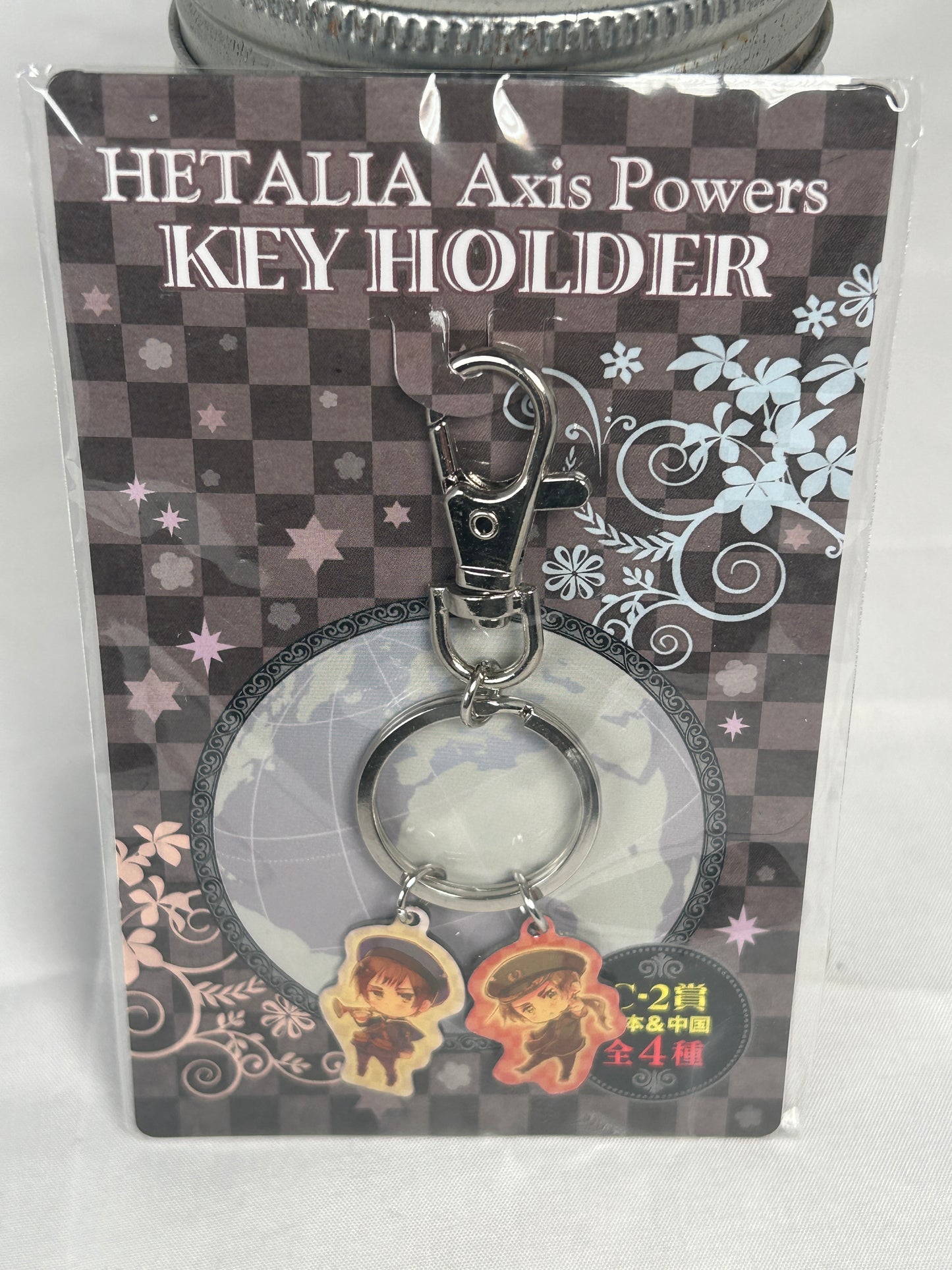Japan China Metal Keychain Hetalia Axis Powers Animate Lottery 2011