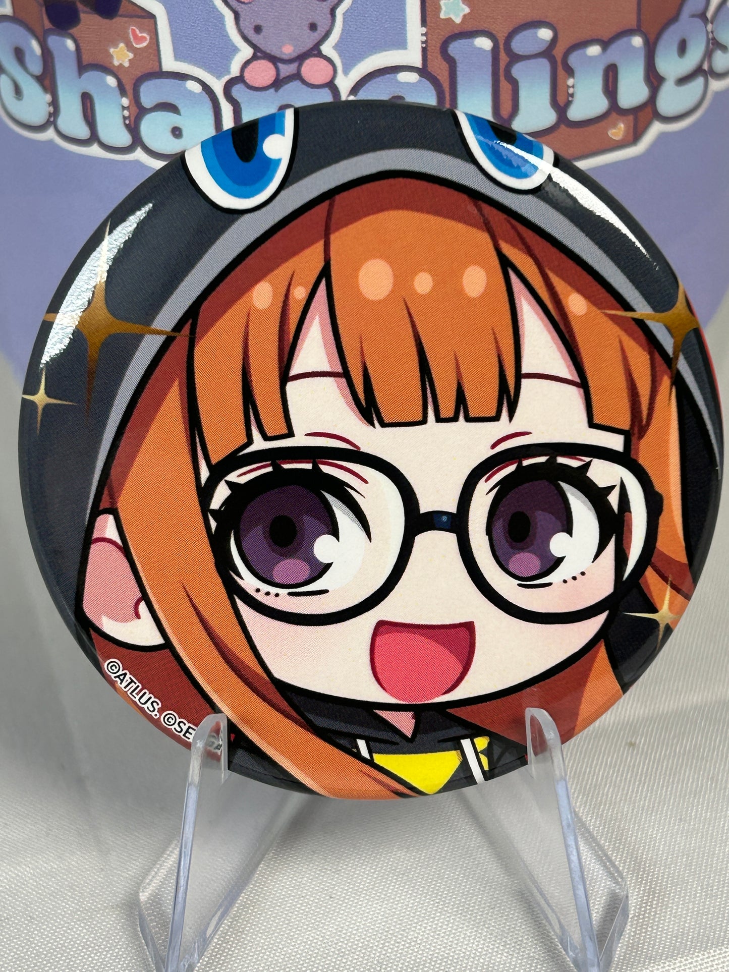 Futaba Sakura Oracle Trading Badge Amocafe Persona 5 Royal