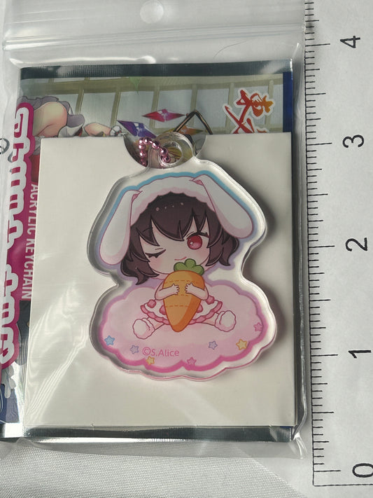 Chibi Tewi Inaba Licensed Acrylic Keychain Touhou Project