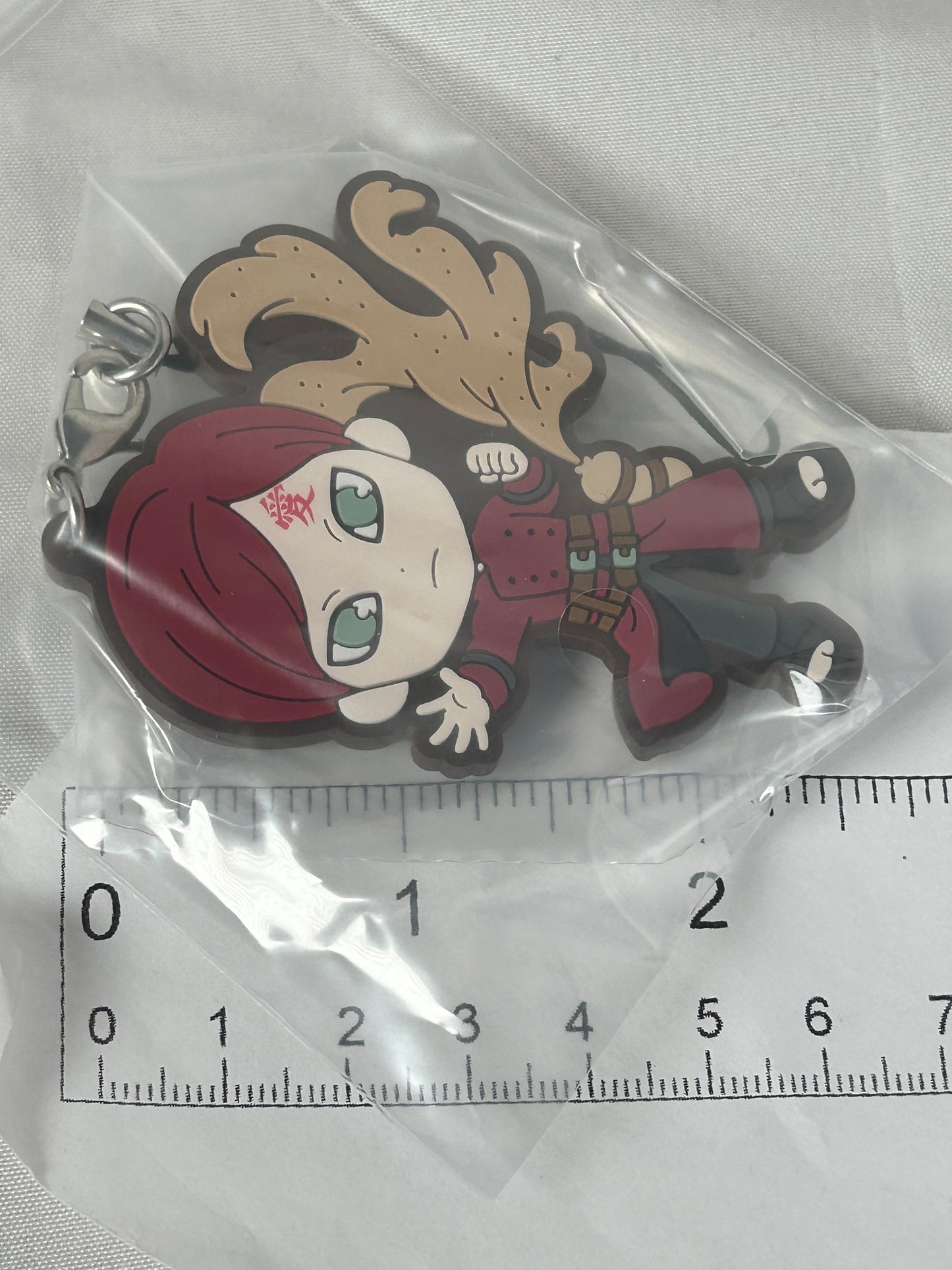 Gaara Rubber Keychain Charm Naruto Next Generations Ichiban Kuji G Prize