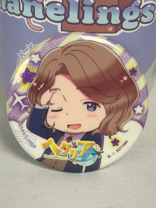 France Can Badge Pin Hetalia World Stars Capsule Collection