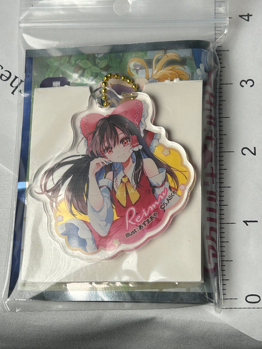 Reimu Hakurei Licensed Acrylic Keychain Touhou Project