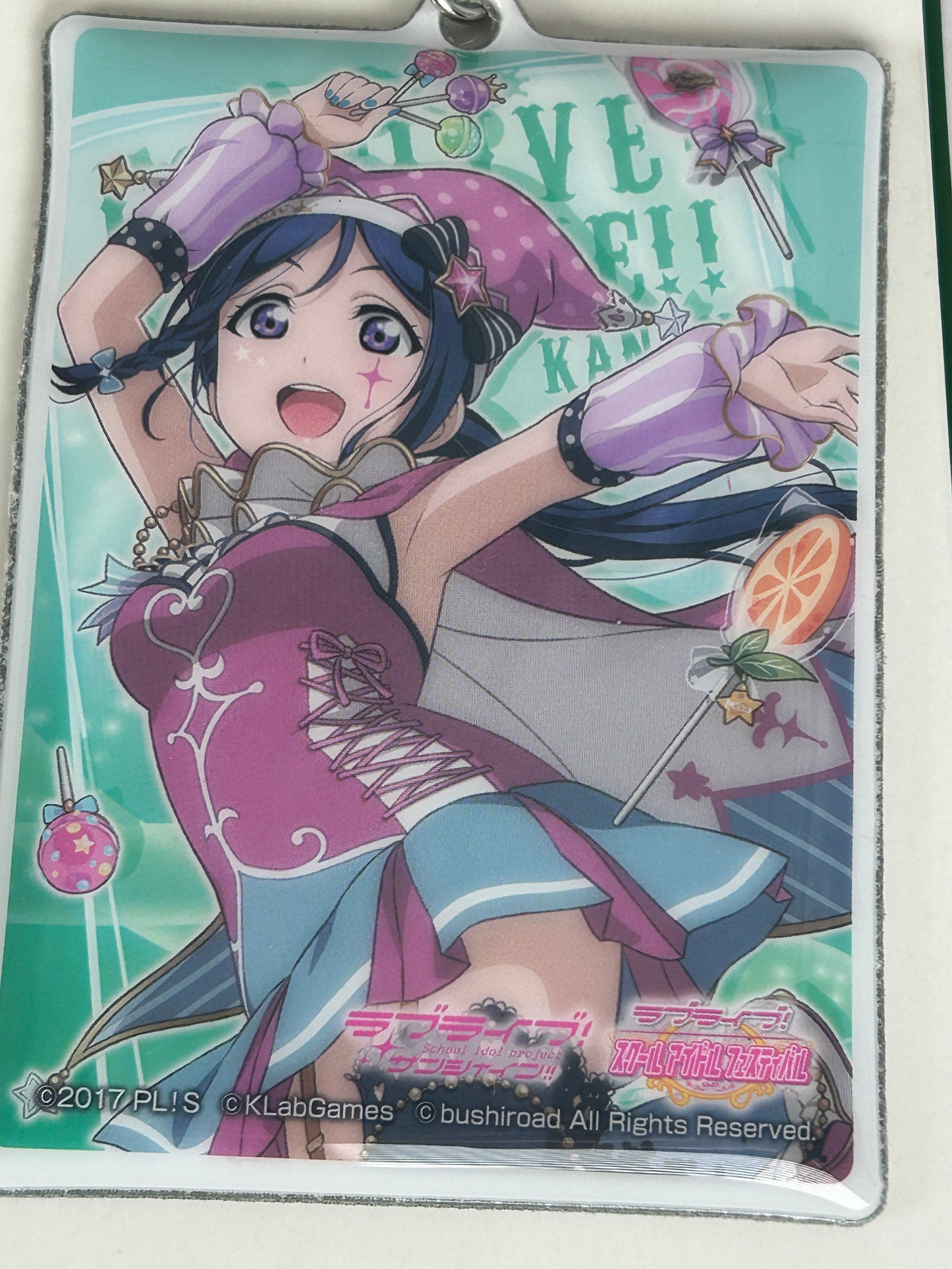 Kanan Matsuura Plastic Bubble Keychain Love Live Sunshine