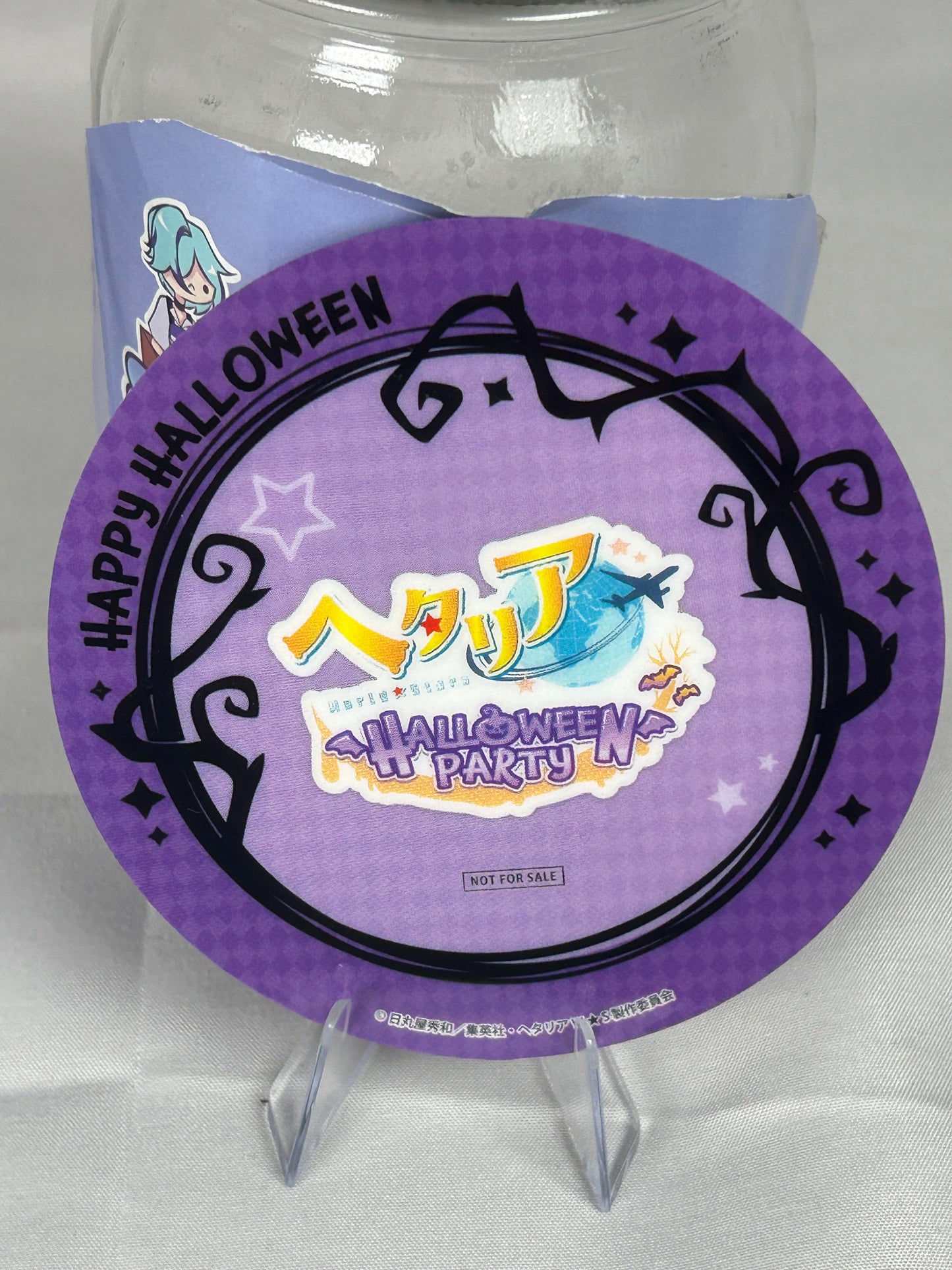 China Halloween Party Plastic Coaster Hetalia World Stars
