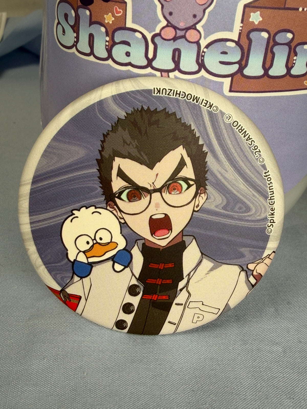 Kiyotaka Ishimaru Pekkle Can Badge Pin Danganronpa 1 x Sanrio Vol 2