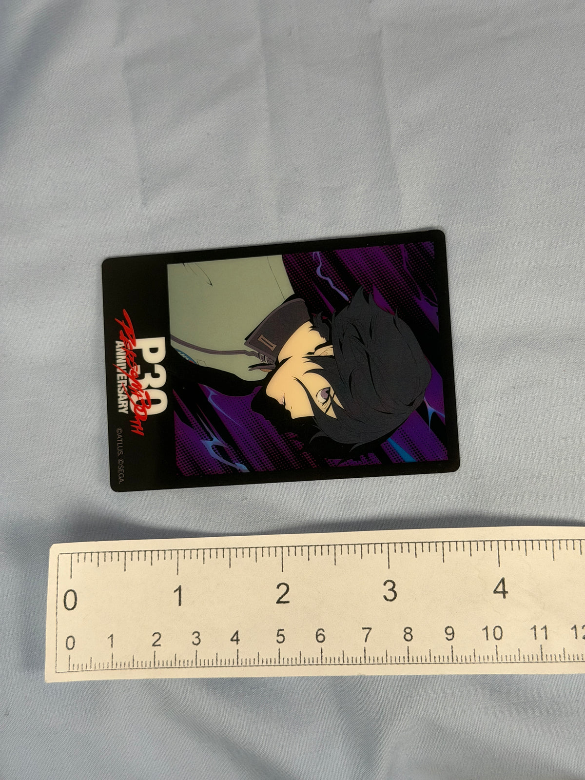 Naoya Toudou Holo Transparent Card Persona 1 30th Anniversary