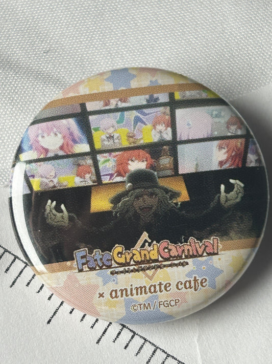 Fate Grand Carnival animate café Wave Promotional Badge 2021