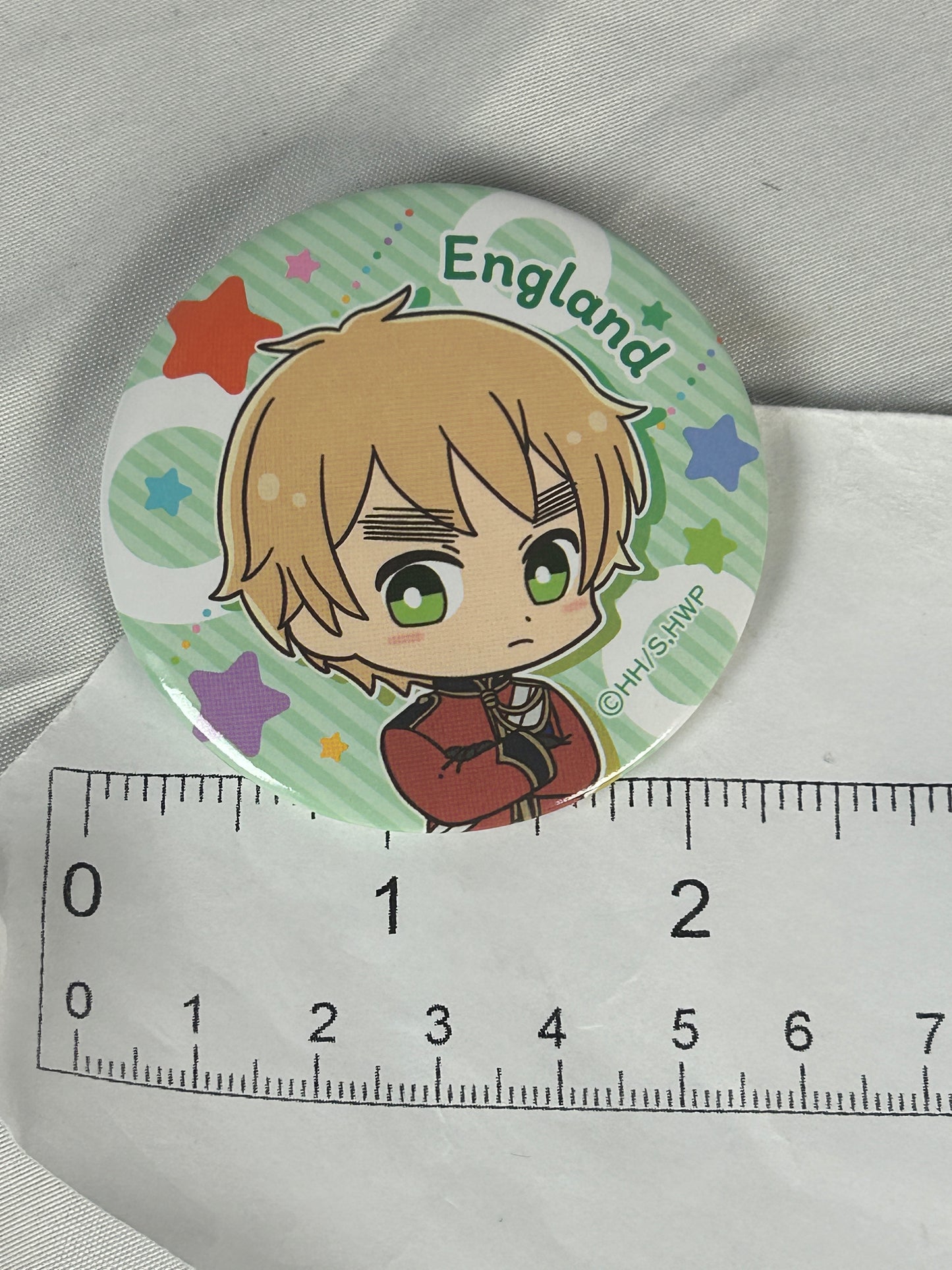 England Trading Button Badge Hetalia World Stars x Seria